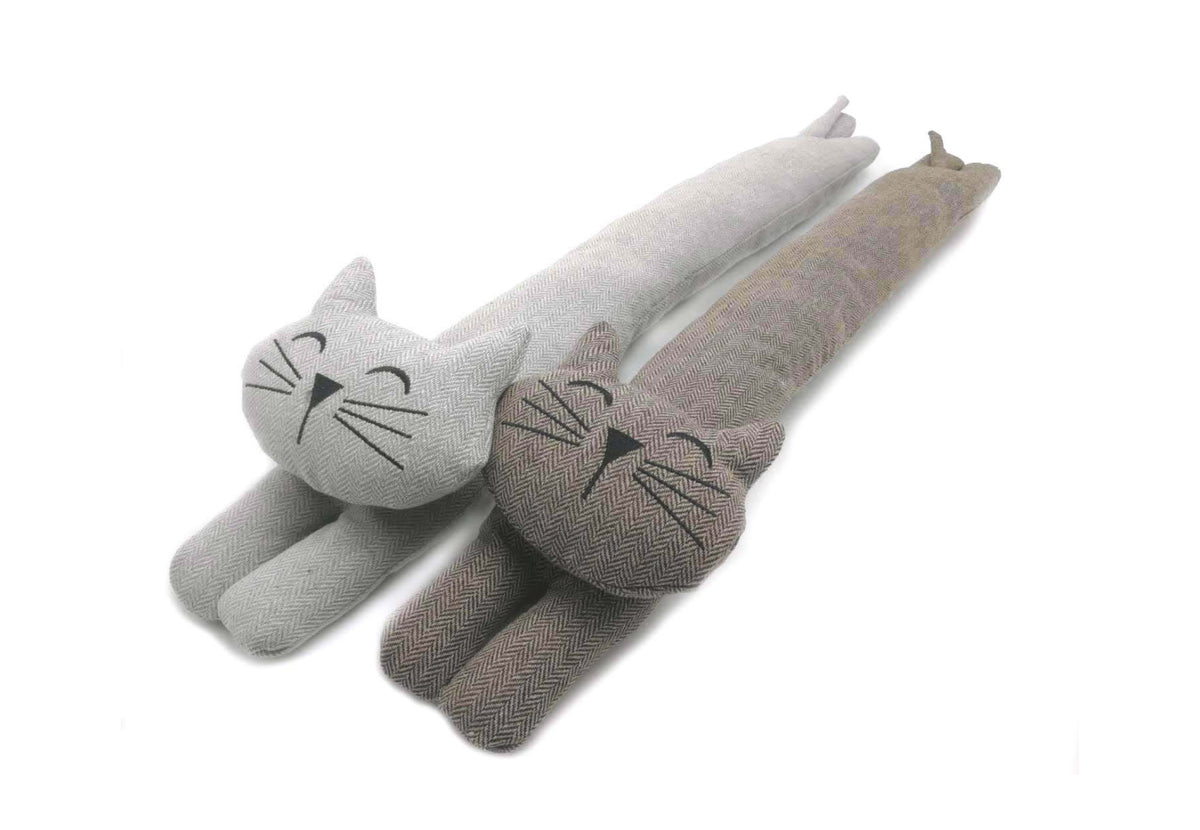 Marwood Boudin de Porte décoratif de 81 cm pour Porte et fenêtre, bloqueur de Courants d’air lesté pour Bas de Porte avec Boucles de Suspension, Chien