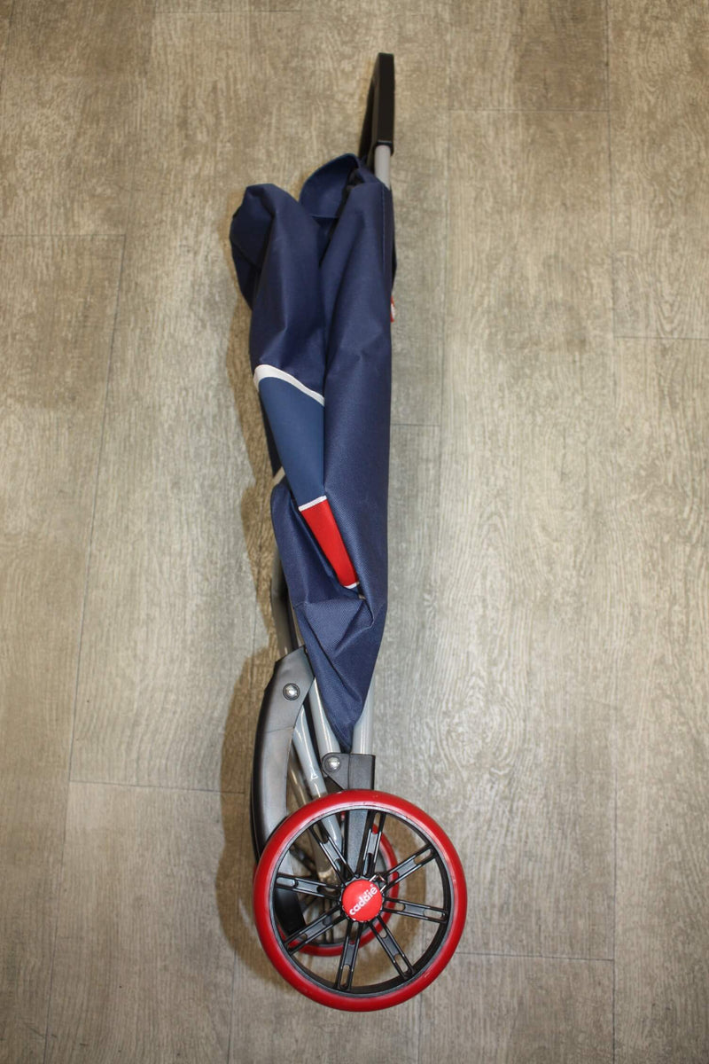 Chariot de courses Caddie Bleu - Pliable Qualité Haut de Gamme Solide tendance - Accessoires & Bagagerie