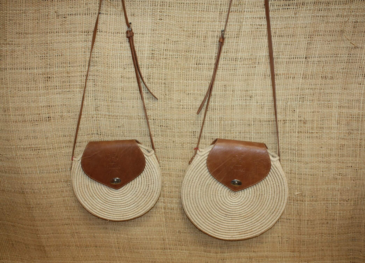 Cuir Sac A Main En Paille Rond Sac à Main Bandoulière Rond Crochet