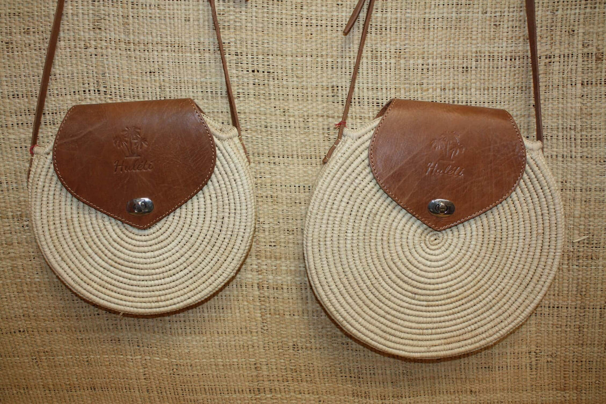 Sac à main Bandoulière Rond Crochet Raphia Osier Sac été femme