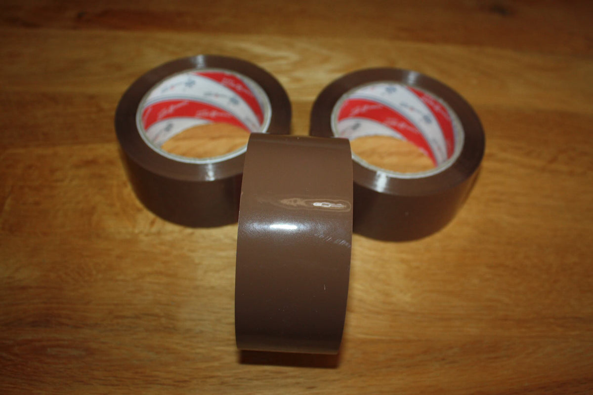 BOMEI PACK Lot de 3 rouleaux de ruban adhésif d'emballage en carton 66