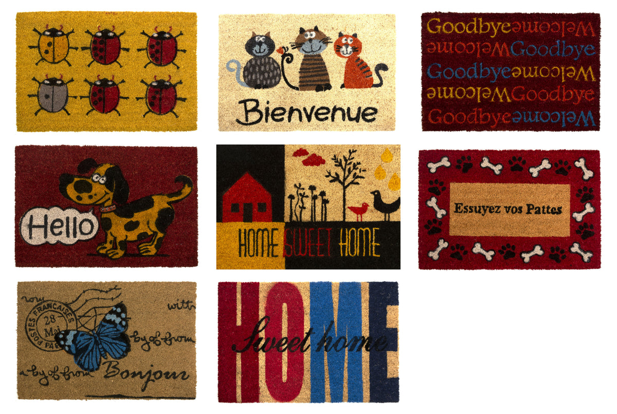 KOKO DOORMATS Paillasson Tapis Entrée Extérieur, Fibre Coco Base PVC KOKO DOORMATS Paillasson Tapis Entrée Extérieur, Fibre Coco Base PVC