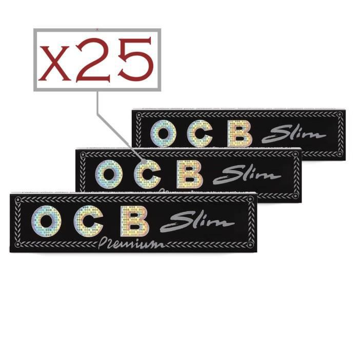 OCB Slim Roll Kit de papier vierge 32 feuilles King Size + 32 embouts + 1  plateau à rouler 5 cahiers : : Fournitures de bureau