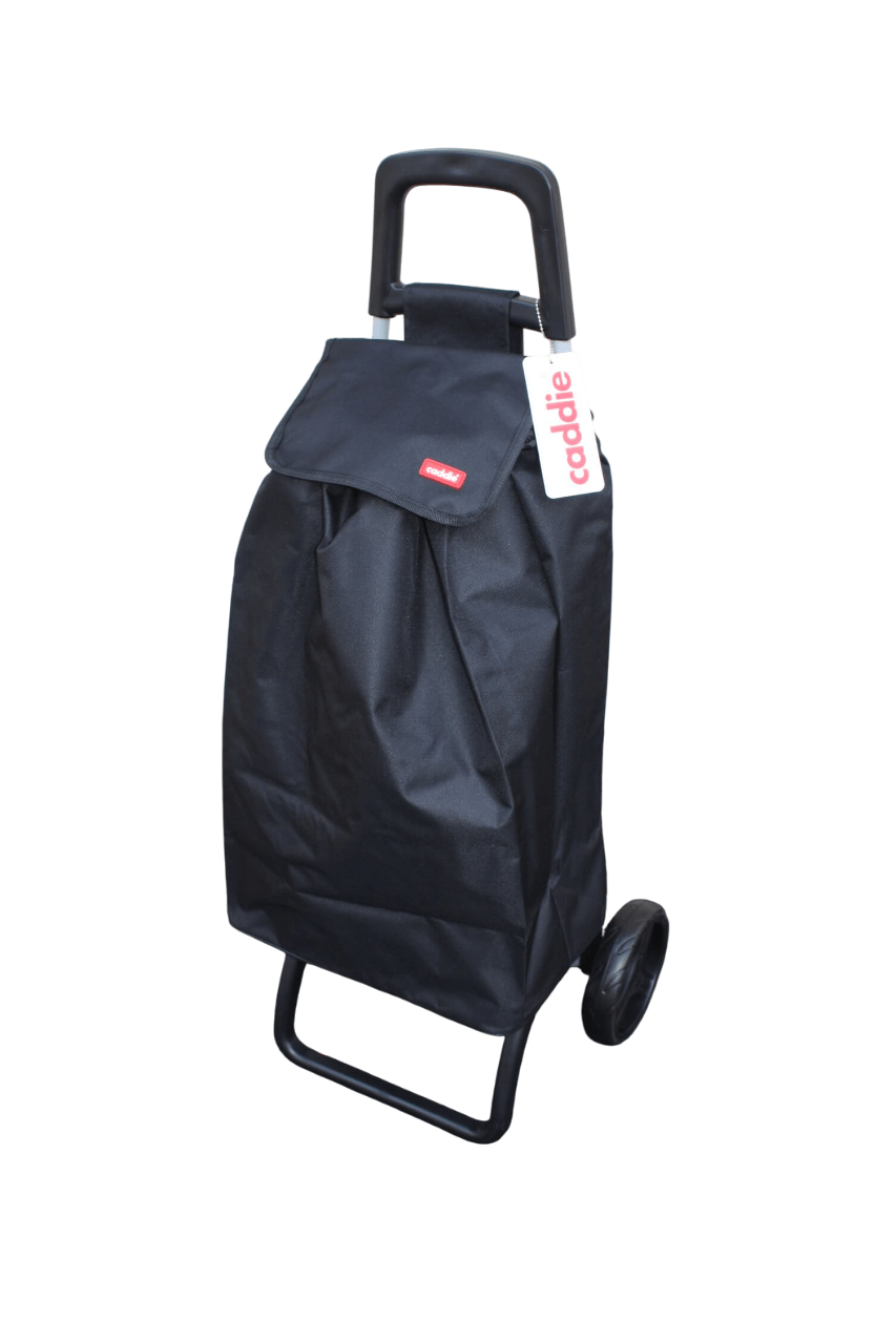 Chariot Courses Pliable 60L Avec Boîte Amovible – Caddie à Roulettes 360° Freinables – Grande Capacité Pliage Compact