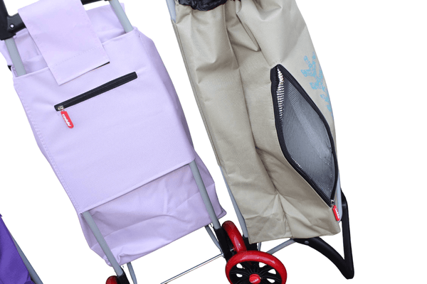 Chariot de course Caddie - Pliable & Isotherme - Qualité Moderne - 4 Coloris au choix