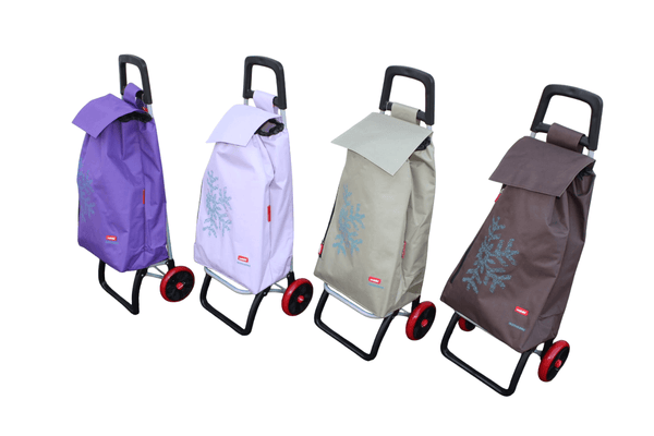 Chariot de course Caddie - Pliable & Isotherme - Qualité Moderne - 4 Coloris au choix