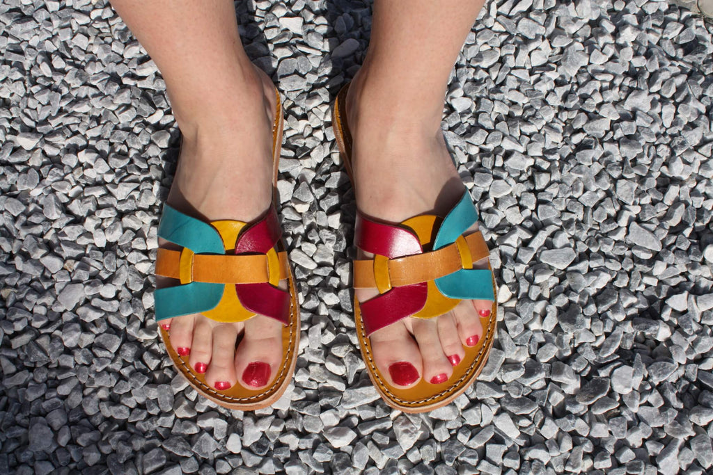 Sandales Cuir Femme Artisanales Sandales Femme CUIR CONFORT