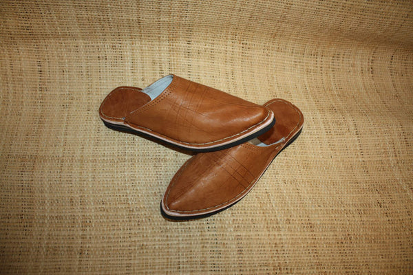 Babouches marocaines pointues en cuir, chaussons Aladdin en cuir - Hommes / Femmes. Confortables, Qualité, Semelles anti glisse, Tendance