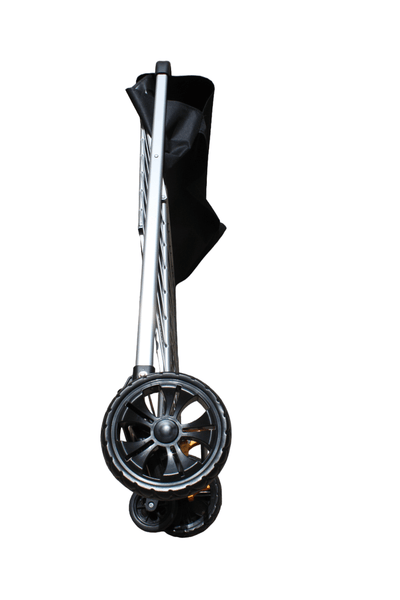 Chariot de courses Caddie 4 roues - Leger pliable grand format XXL - Freins et roues pivotantes