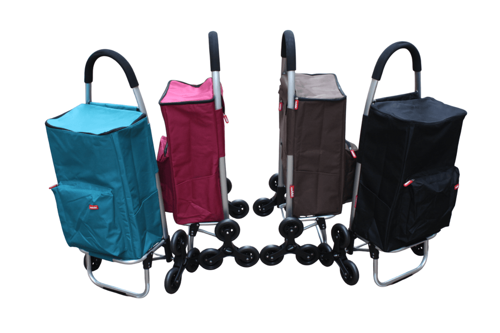 Chariot De Courses Vida CV605 2 Roues Poche Isotherme - Léger, Pratique Et Grande Capacité (Noir)