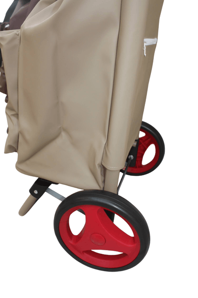 Chariot de courses Caddie - Pliable, Solide, Isotherme, Grandes Roues - 3 COLORIS