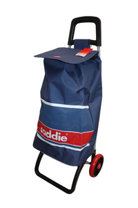 Chariot de courses Caddie Bleu - Pliable Qualité Haut de Gamme Solide tendance