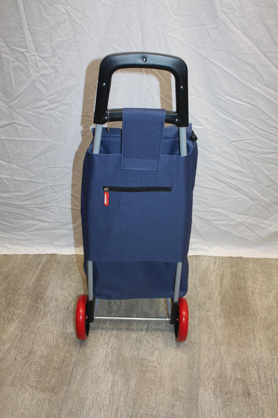 Chariot de courses Caddie Bleu - Pliable Qualité Haut de Gamme Solide tendance