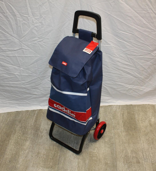 Chariot de courses Caddie Bleu - Pliable Qualité Haut de Gamme Solide tendance