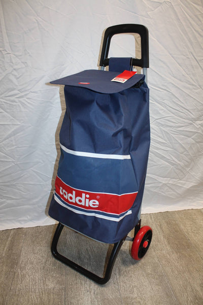 Chariot de courses Caddie Bleu - Pliable Qualité Haut de Gamme Solide tendance