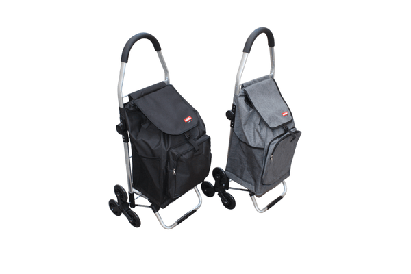 GRAND Chariot de course Caddie PLIABLE - 3 roues ISOTHERME - Cadre Aluminium