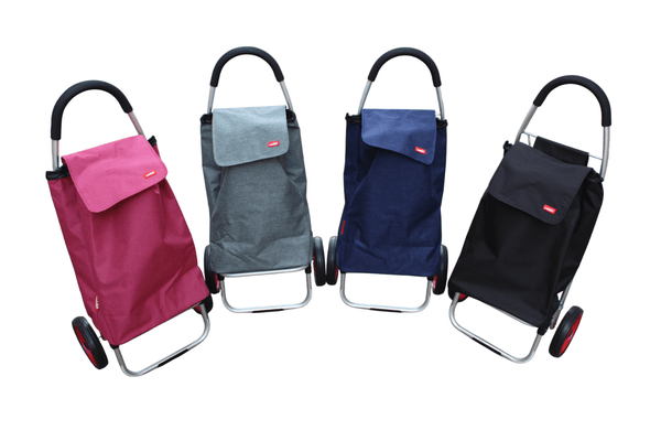 GRAND Chariot de courses CADDIE en ALUMINIUM - Grandes roues -  Maniable & Pliable - TOUT TERRAIN SOLIDE