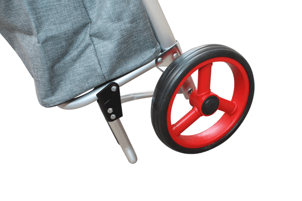 GRAND Chariot de courses CADDIE en ALUMINIUM - Grandes roues -  Maniable & Pliable - TOUT TERRAIN SOLIDE