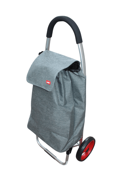 GRAND Chariot de courses CADDIE en ALUMINIUM - Grandes roues -  Maniable & Pliable - TOUT TERRAIN SOLIDE