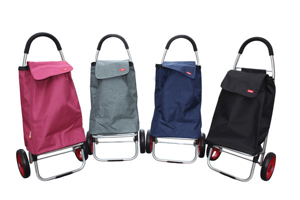 GRAND Chariot de courses CADDIE en ALUMINIUM - Grandes roues -  Maniable & Pliable - TOUT TERRAIN SOLIDE