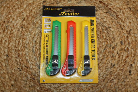 Posten mit 10 Switch-Blade-Cuttern - verschiedene Größen - GÜNSTIGE Promo -