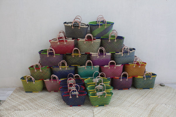 Superbe panier original tendance bohème chic et naturel