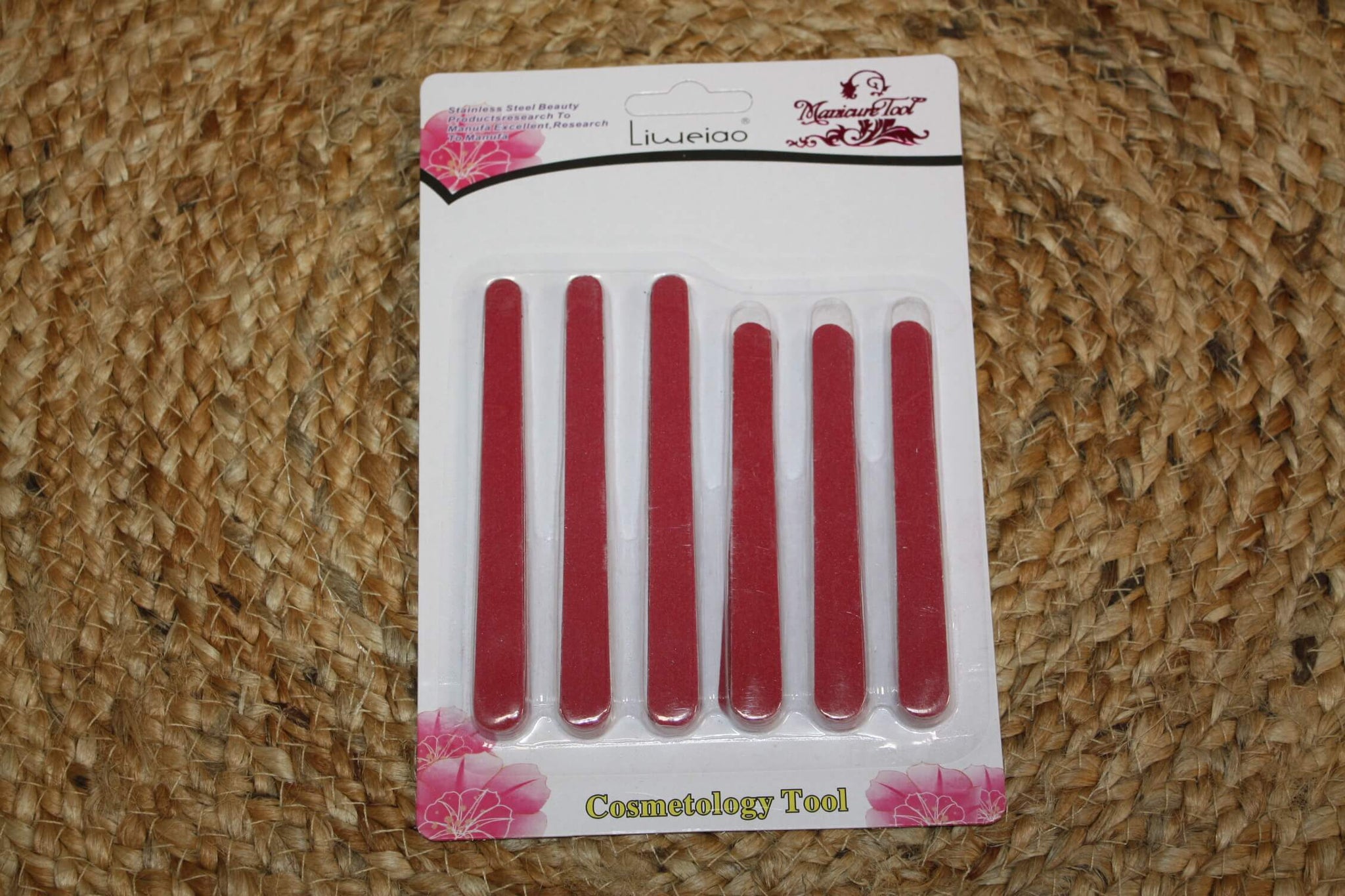 Lot de 30 limes à ongles DOUBLE FACE - soin manucure pédicure faux ongles