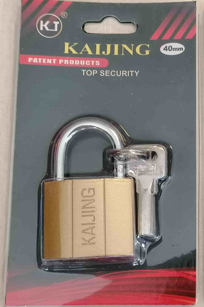 Cadenas de Sécurité Solide - Serrure Anti-Rayures - 3 Clés par cadenas - 3 Tailles : Petit 30mm, Moyen 40mm & Grand 50mm