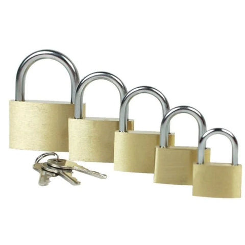 Cadenas de Sécurité Solide - Serrure Anti-Rayures - 3 Clés par cadenas - 3 Tailles : Petit 30mm, Moyen 40mm & Grand 50mm