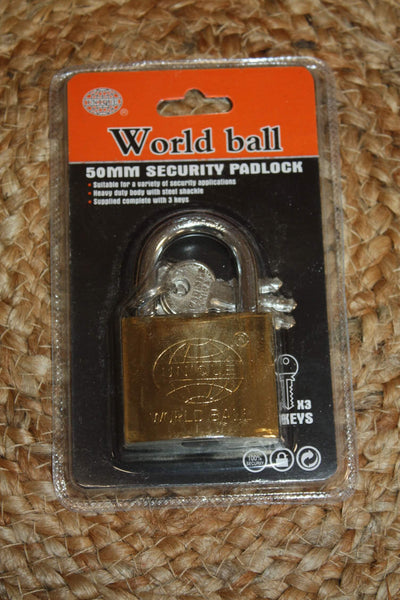 Cadenas de Sécurité Solide - Serrure Anti-Rayures - 3 Clés par cadenas - 3 Tailles : Petit 30mm, Moyen 40mm & Grand 50mm