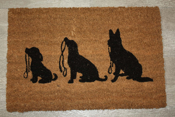 Tapis extérieur coco - Paillasson entrée - Anti Glisse Caoutchouc - 40x60cm