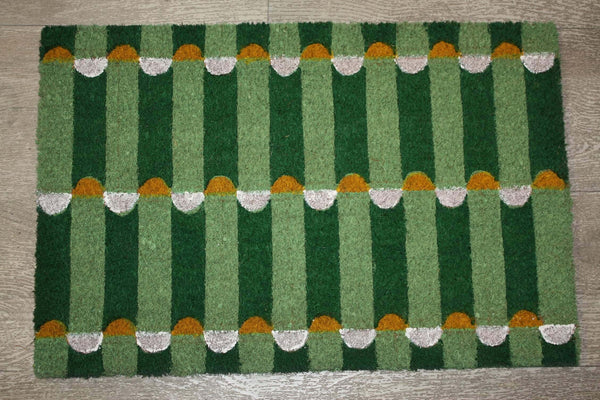 Tapis extérieur coco coloré - Paillasson entrée - Anti Glisse Caoutchouc - 40x60cm