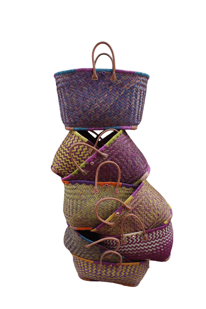 GROSSER Korb aus Madagaskar - Massiv - Shopping & Strand