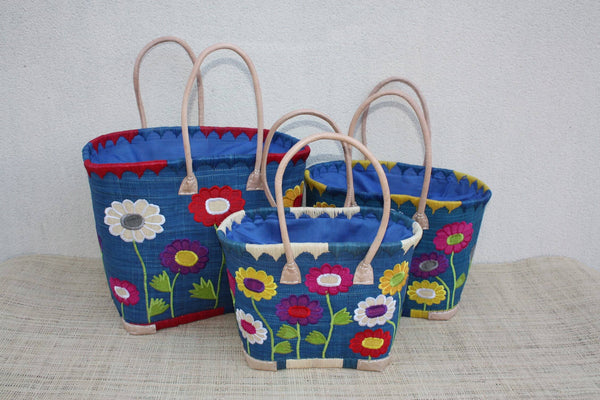 panier-brode-fleurs-3-tailles-cabas-raphia