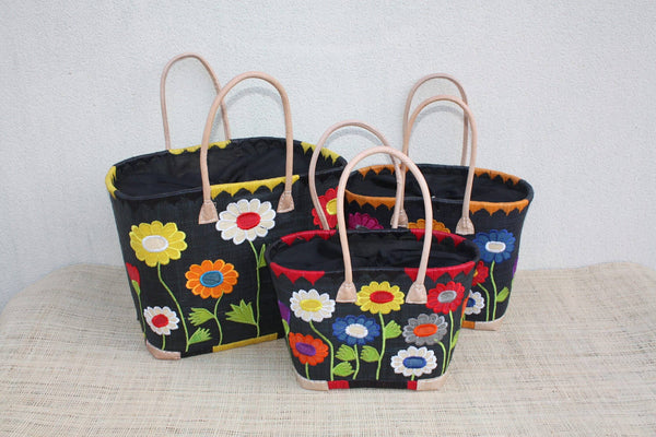 panier-brode-fleurs-3-tailles-cabas-raphia