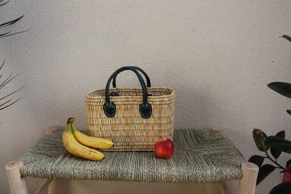 Superbe GRAND Panier XXL MAROCAIN - 3 tailles - sac cabas - idéal courses , marchés , travail , plage ...