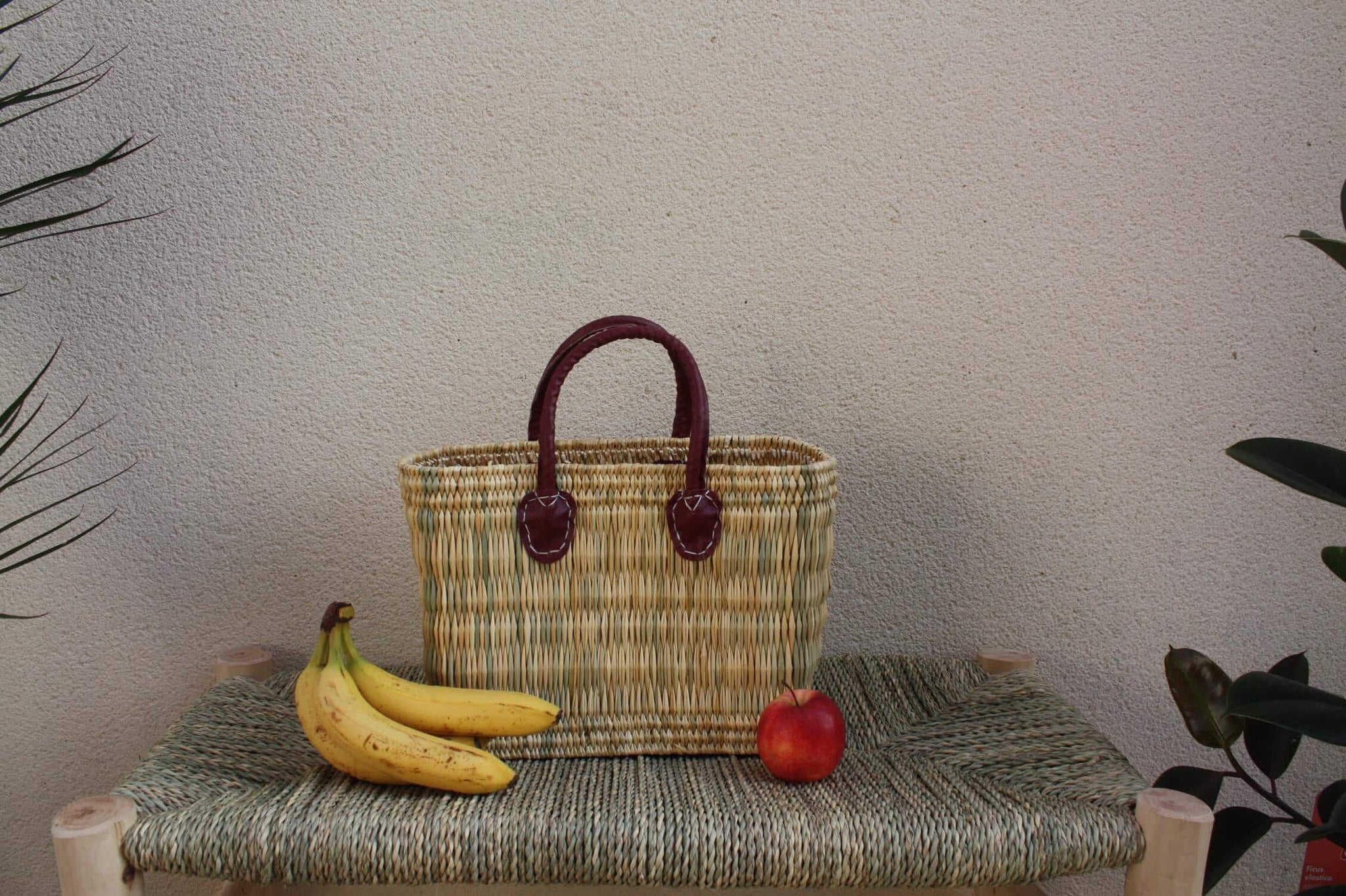 Soft Wicker Basket - 3 sizes - Small bag &amp; Large XXL shopping bag - For shopping, markets, beach... rush reed