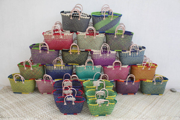 panier en osier de Madagascar grand choix de couleurs