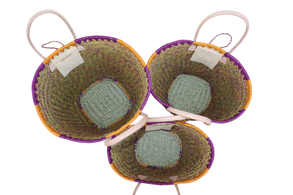 panier de Madagascar rond léger et solide