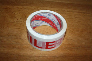 LOT OF 1 to 6 "FRAGILE" 66M SCOTCH ROLLS!!! QUALITY ADHESIVE TAPE MOVING PARCELS