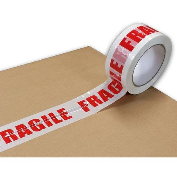 LOT OF 1 to 6 "FRAGILE" 66M SCOTCH ROLLS!!! QUALITY ADHESIVE TAPE MOVING PARCELS