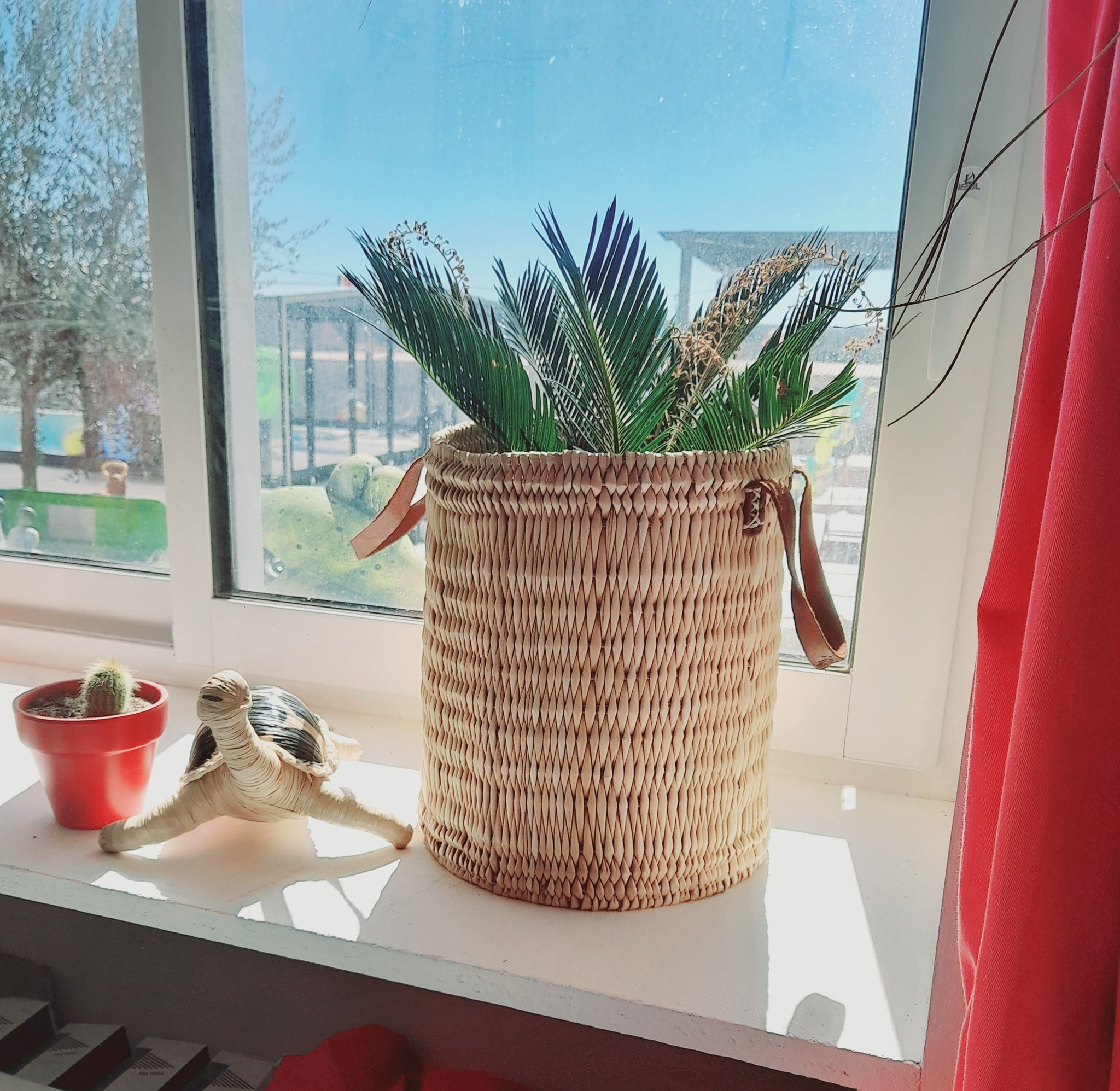 Runder Korb Übertopf Pflanzen/Blumen – Basket Bac – 3 GRÖSSEN ZUR WAHL – BOUTIQUE HULÉTI