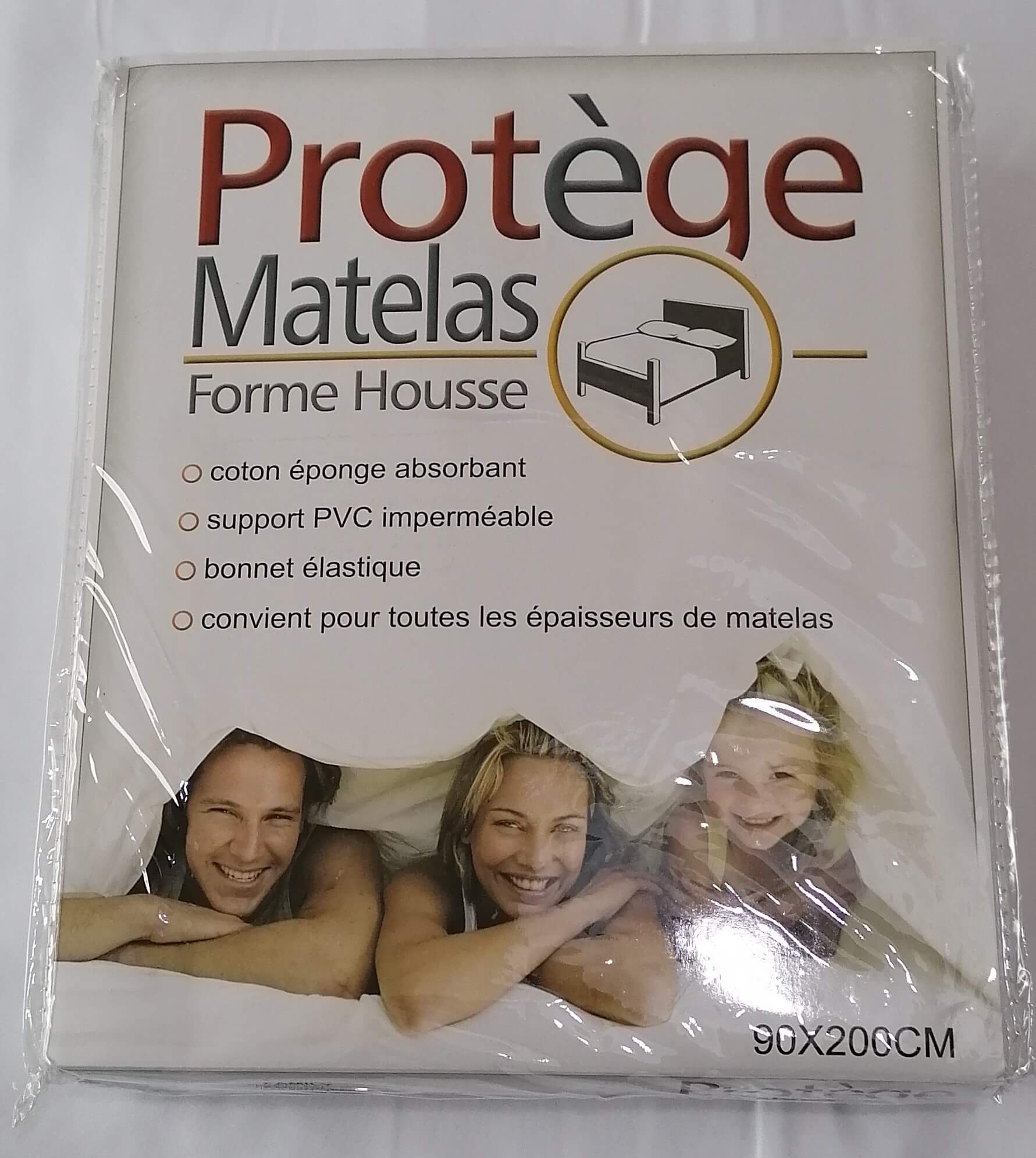 Protège-Matelas 140x190 2 Places Impermeable Suavitex 70x190 Moshy