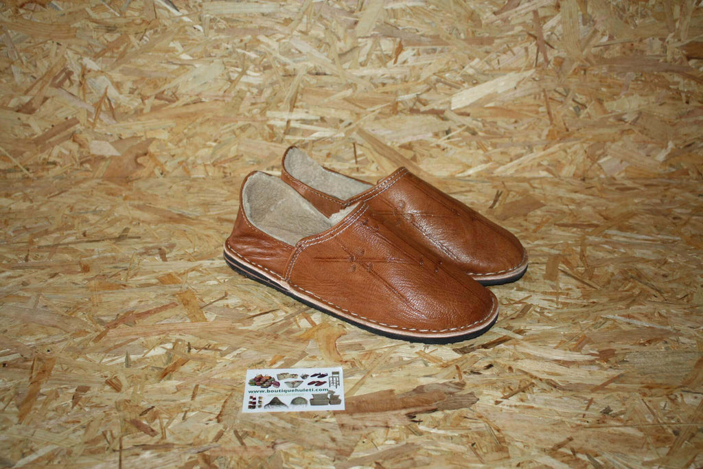 Chaussons Polaire Hiver Homme Femme - Doublure Chaud - Semelle Antidérapante - Confortables Pour La Maison - Taille Standard