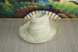 SUPERBE Chapeau de paille tressé - NATUREL ou COLORÉ - Homme & Femme - Artisanal Marocain - palmier osier rotin