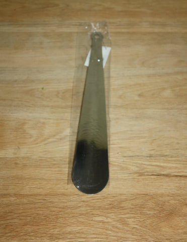 Kurzer Schuhanzieher 30cm aus verchromtem Metall Edelstahl - SOLID &amp; PRAKTISCH -