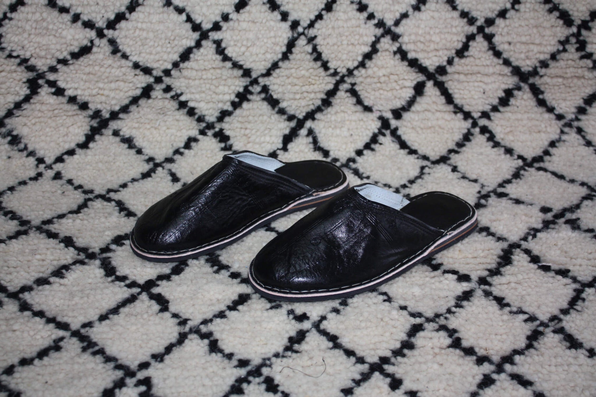 Babouches Berbères En Cuir Artisanales - Pointure 40 - Marron, Style Sabot - Neuf Avec Emballage - Pour Homme