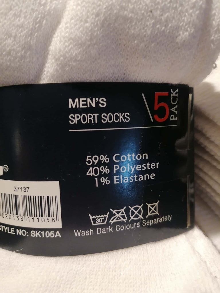 Cotton Prime Lot de 6 paires de chaussettes homme pour le travail et les  loisirs - chaussettes de travail robustes (43/46, court 6 paires,Noir