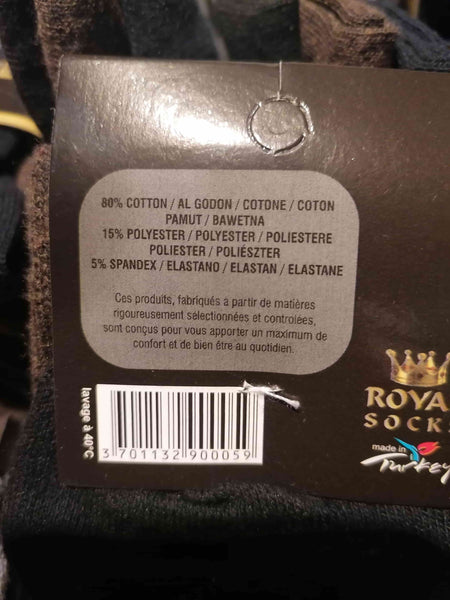 Packung mit 9 Paar Socken 39 / 42 - Premium-Qualität - 80 % BAUMWOLLE