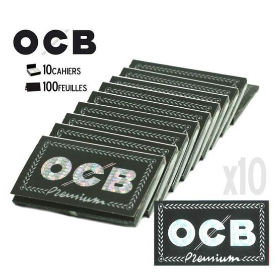 1 to 25 packets of OCB short PREMIUM BLACK sheets